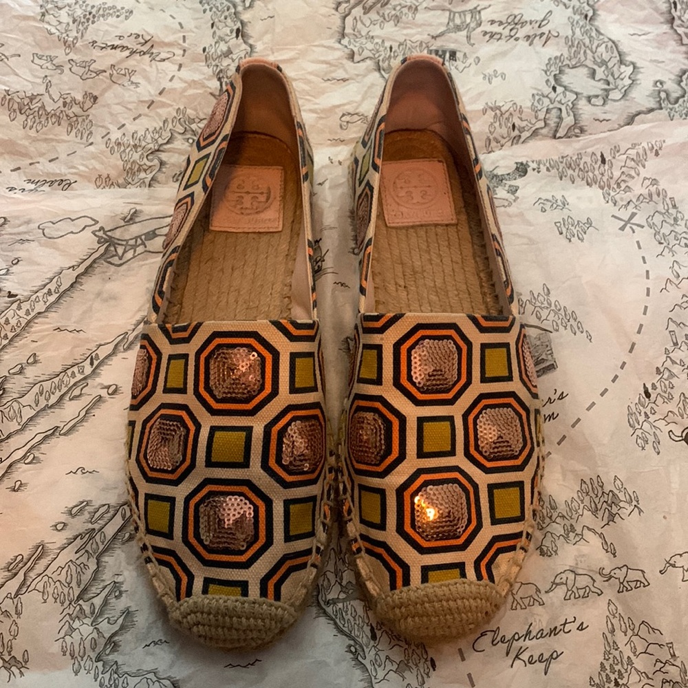 Tory Burch Cecile sequin Espadrille